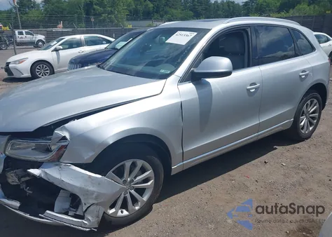 2013 Audi Q5 2.0T Premium from USA, damaged, VIN WA1LFAFP1DA074432